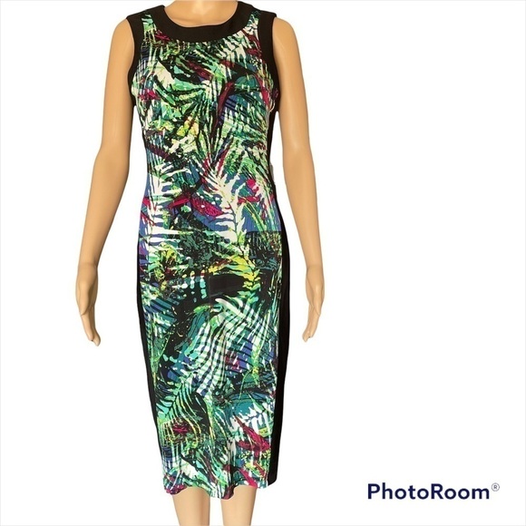 MAGGY LONDON SLEEVELESS SHEATH DRESS SIZE 4 - Picture 9 of 9